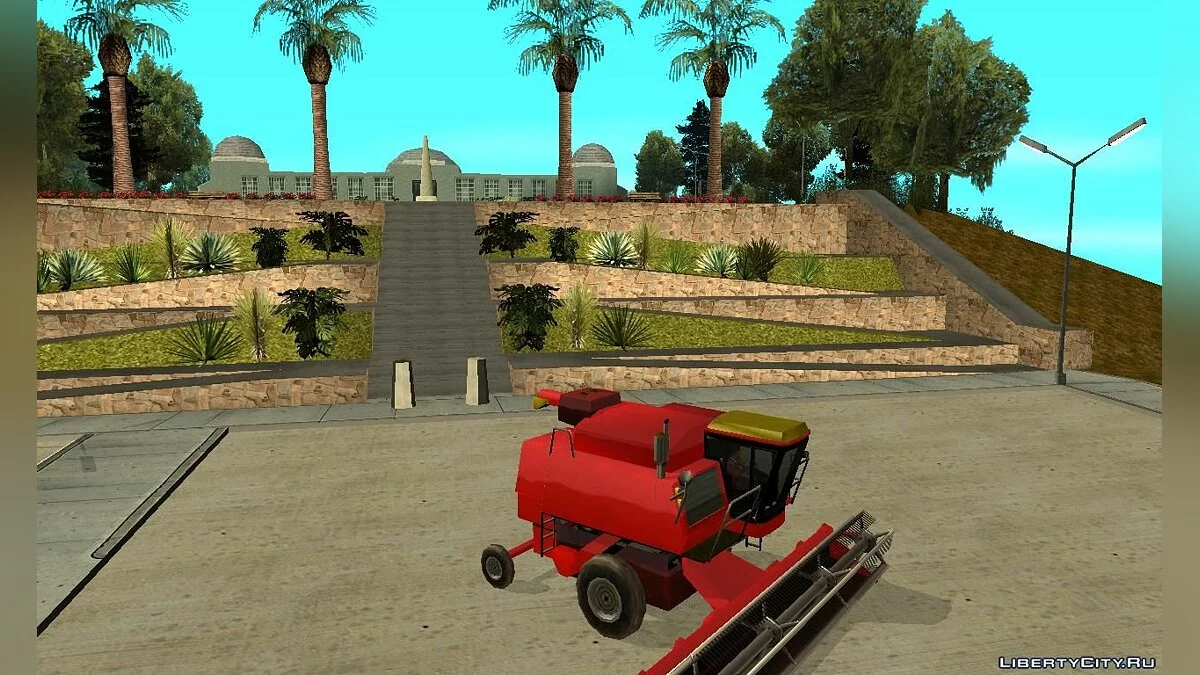 可涂色的联合收割机 by Vexillum / GTA San Andreas