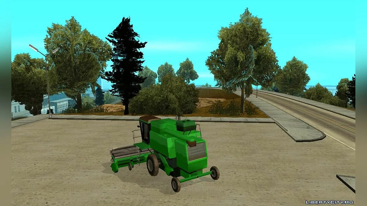 可涂色的联合收割机 by Vexillum / GTA San Andreas