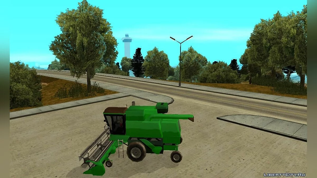 可涂色的联合收割机 by Vexillum / GTA San Andreas