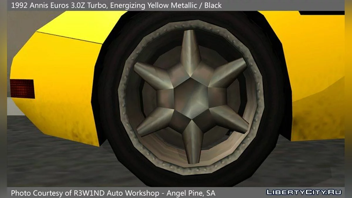 Annis Euros 3.0ZTurbo 1992 / GTA San Andreas