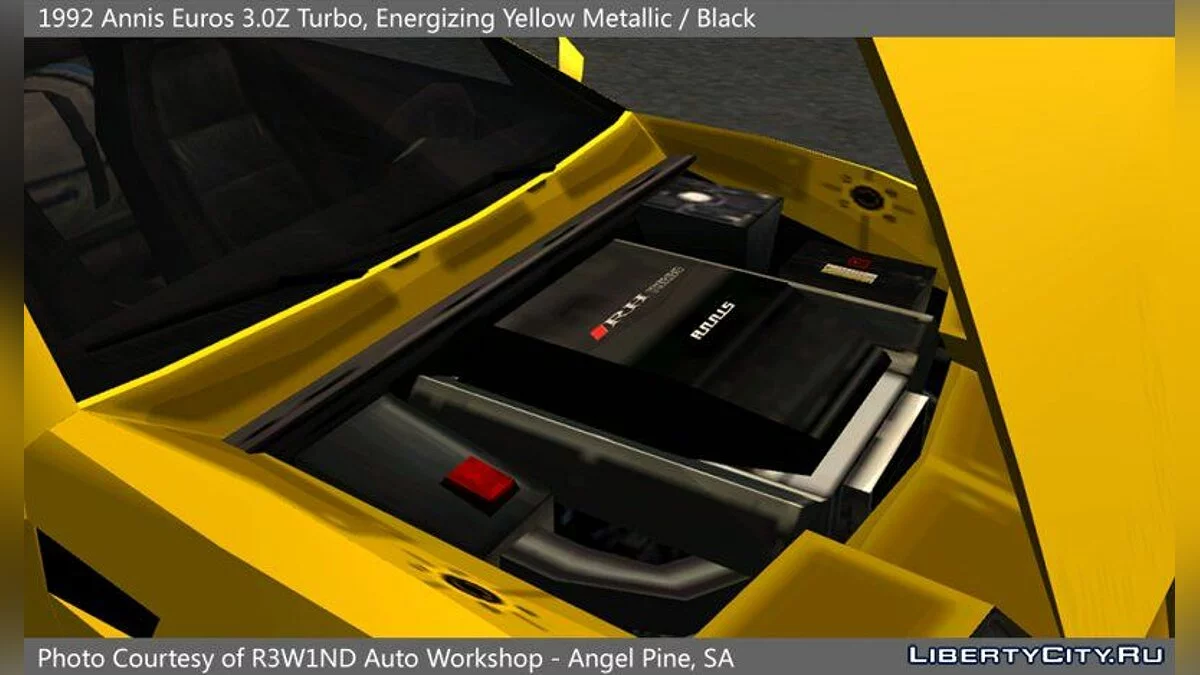 Annis Euros 3.0ZTurbo 1992 / GTA San Andreas