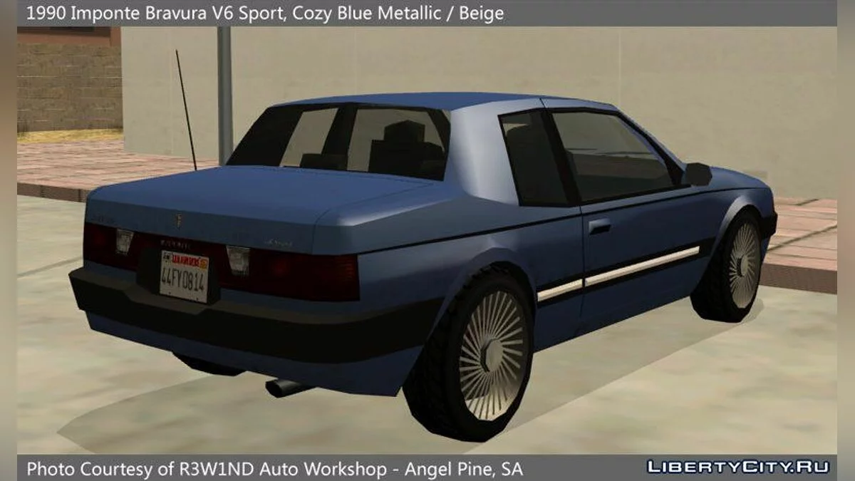 Imponte Bravura V6 Sport 1990 / GTA San Andreas