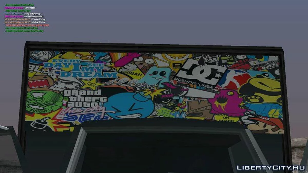 Yankee with StickerBombing / GTA San Andreas