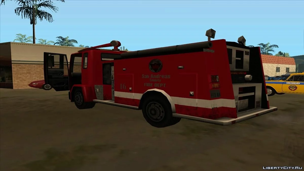 Camion de pompier DFT / GTA San Andreas