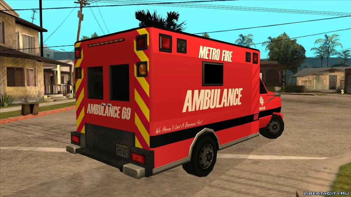 Швидка допомога Метро Пожежна Швидка 69 / GTA San Andreas