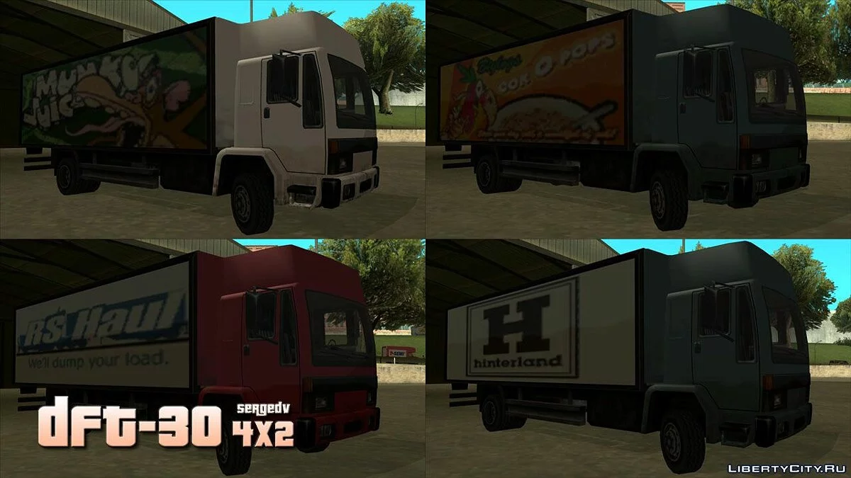 DFT-30 Van (4x2) / GTA San Andreas