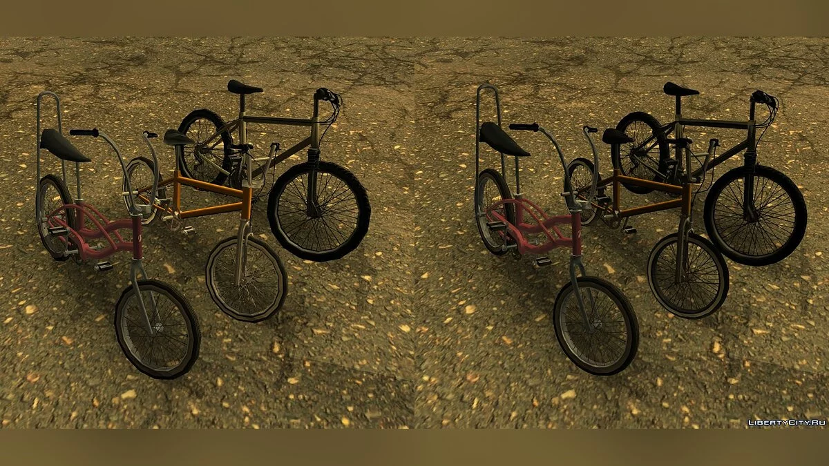 Bicicletas HQ - Smooth Criminal Bicycles v2.5 / GTA San Andreas