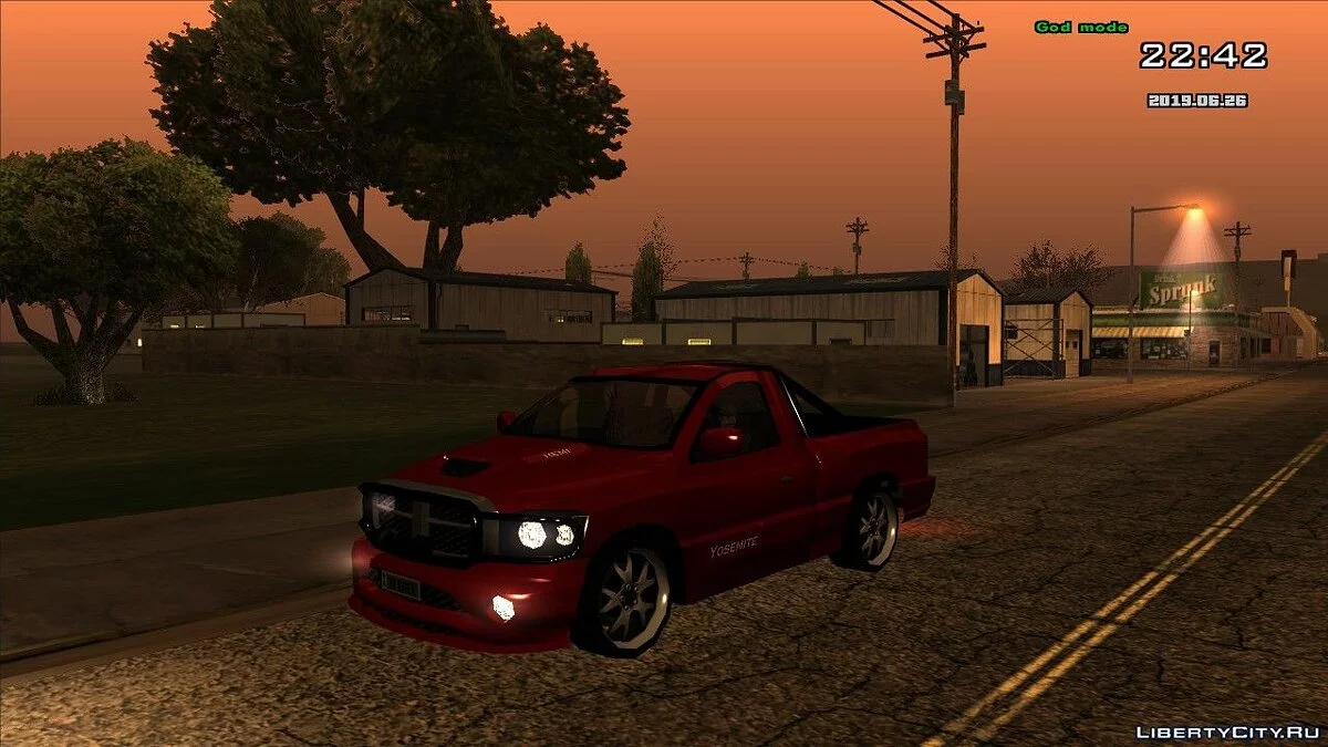约塞米蒂SRT8 V2 / GTA San Andreas