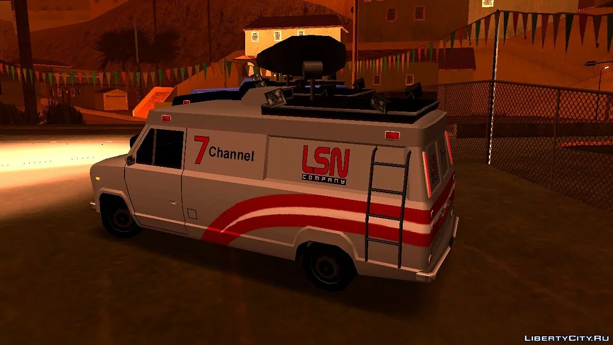 Vapid NewsVan 1985 / GTA San Andreas