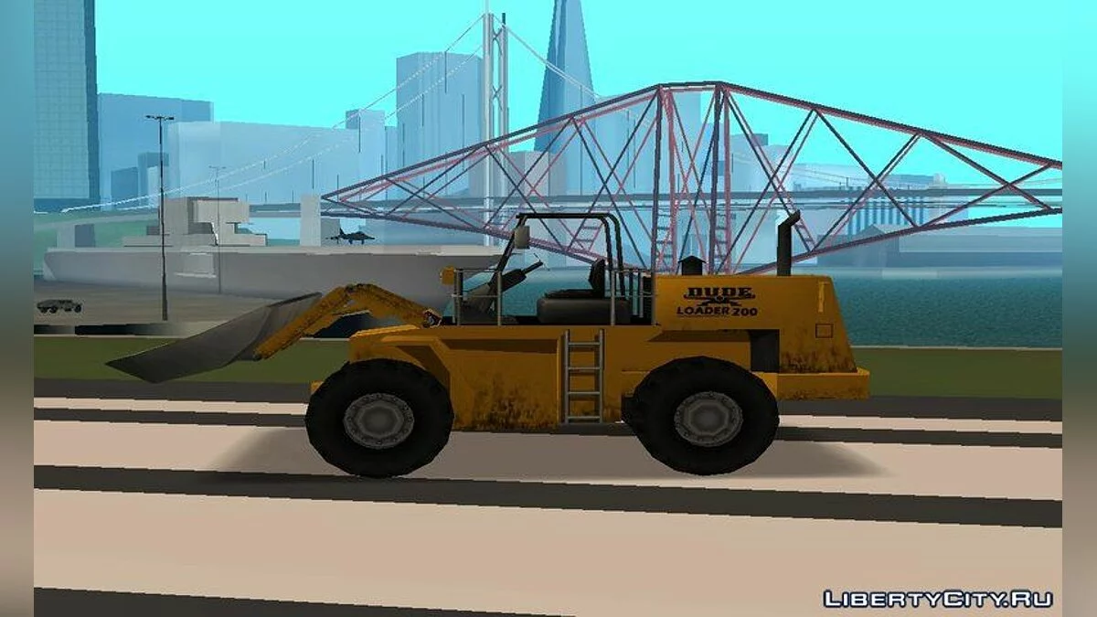 Loader 200 - реалістичний навантажувач / GTA San Andreas