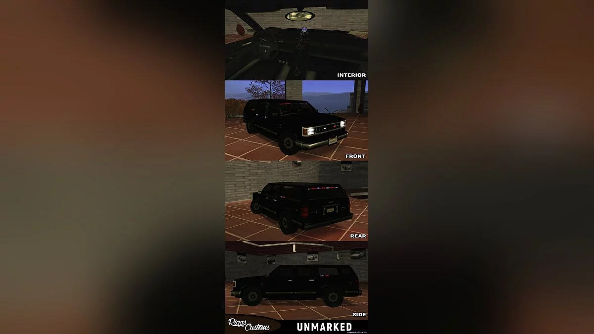 Declasse Yosemite 1997 4x4 XL Versões Civil e FBI / GTA San Andreas