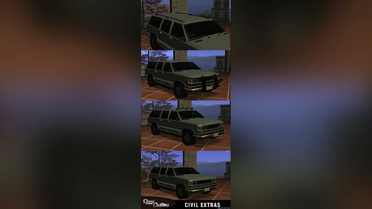 Declasse Yosemite 1997 4x4 XL Versões Civil e FBI / GTA San Andreas