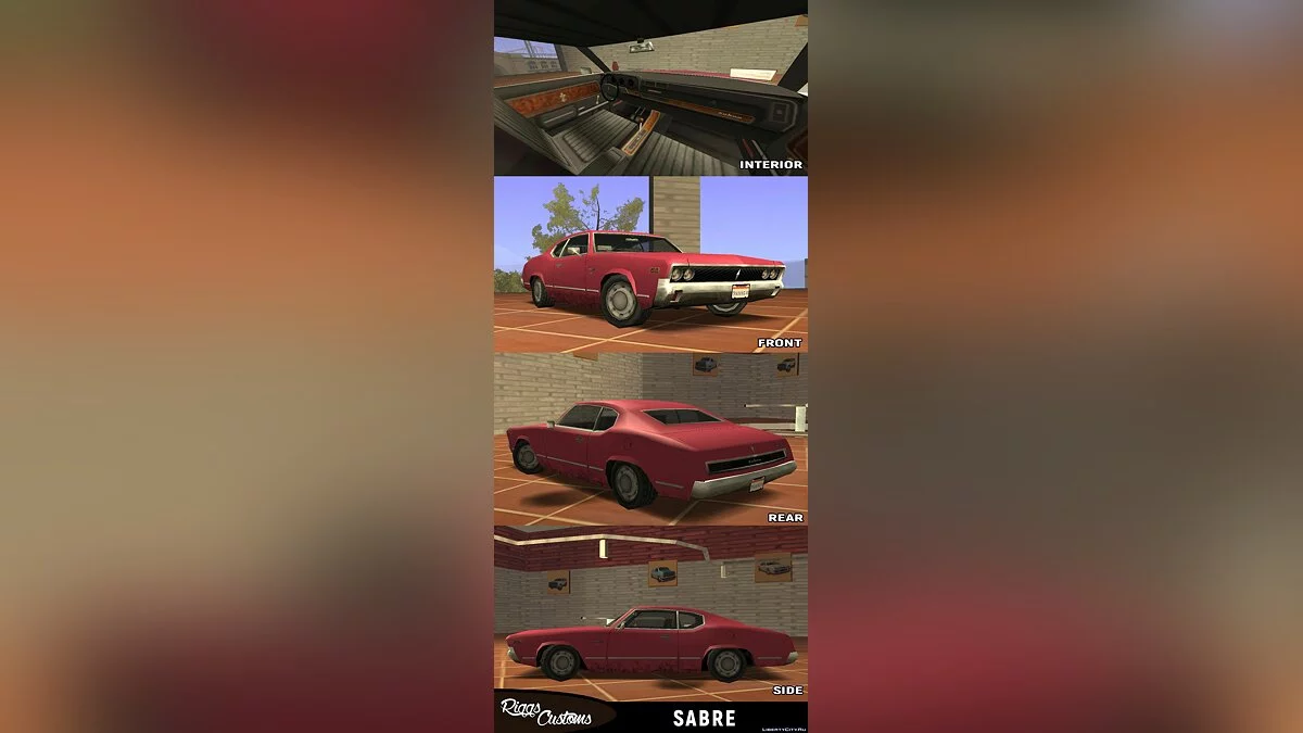 Declasse Sabre V8 Turbo RR Coupé 1976 / GTA San Andreas