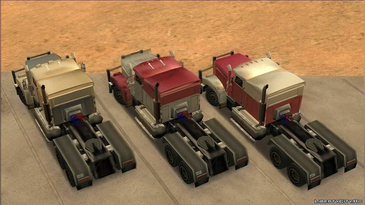 Покращені вантажівки з ванільним дизайном / GTA San Andreas