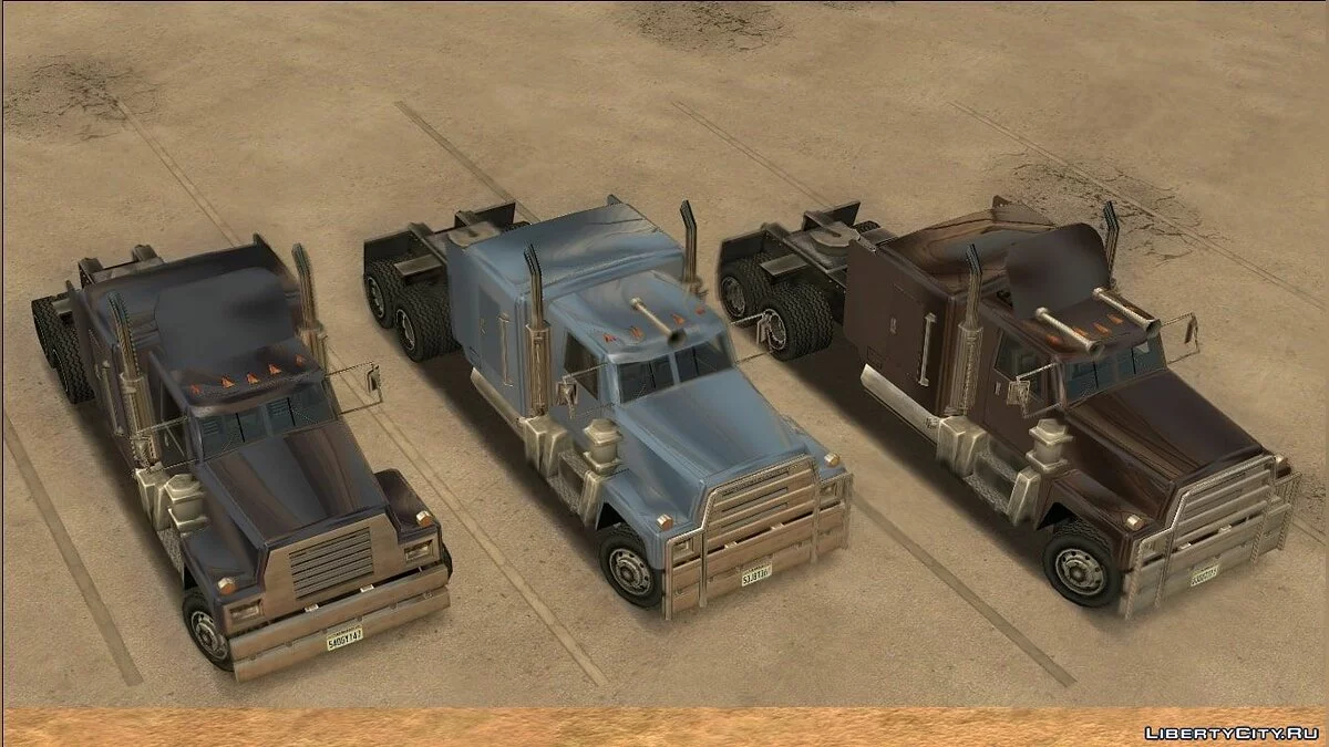 Покращені вантажівки з ванільним дизайном / GTA San Andreas