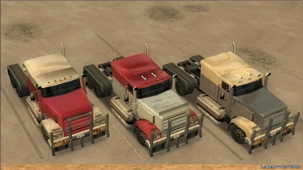 Покращені вантажівки з ванільним дизайном / GTA San Andreas
