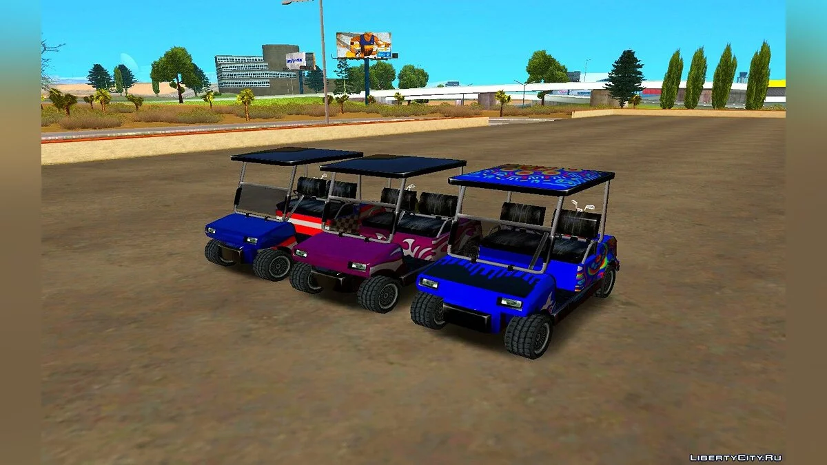 Кэдді, адаптований до покраски / GTA San Andreas