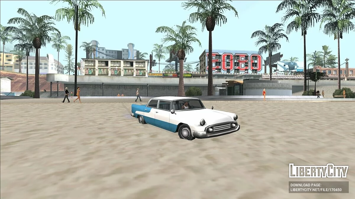 Oceande + Oceandale Taxi (Remplacer + Addon) / GTA San Andreas