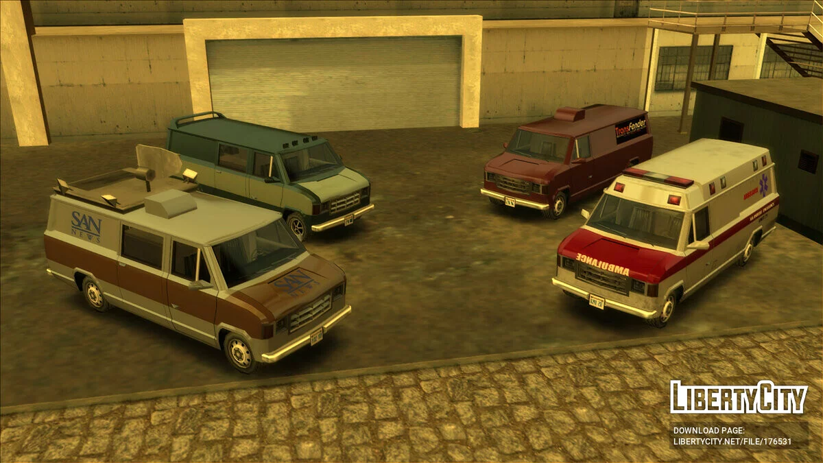 Declasse Burrito XL (редакція SA) / GTA San Andreas