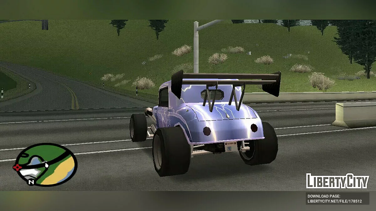 Open Wheeler Race Car (Hotknife & Tractor) / GTA San Andreas