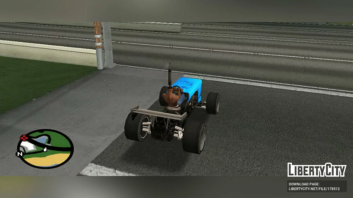 Open Wheeler Race Car (Hotknife & Tractor) / GTA San Andreas