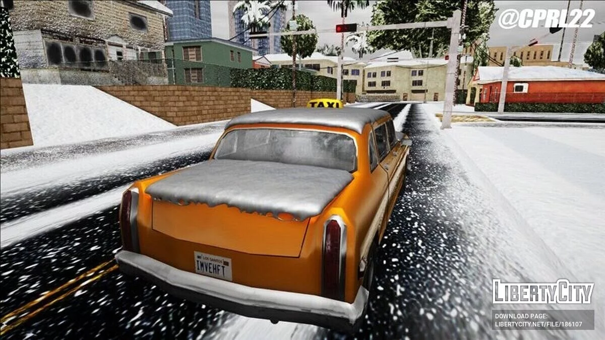 Taxi de invierno / GTA San Andreas