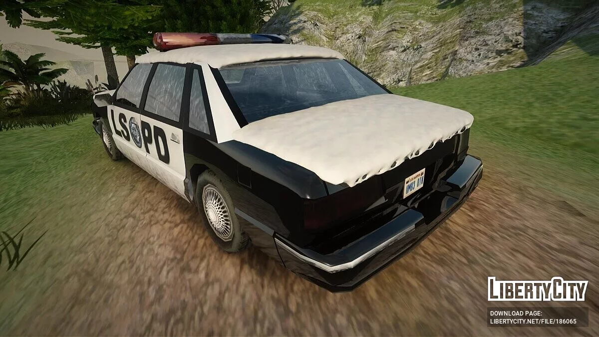 Зимний транспорт патрульной полиции / GTA San Andreas