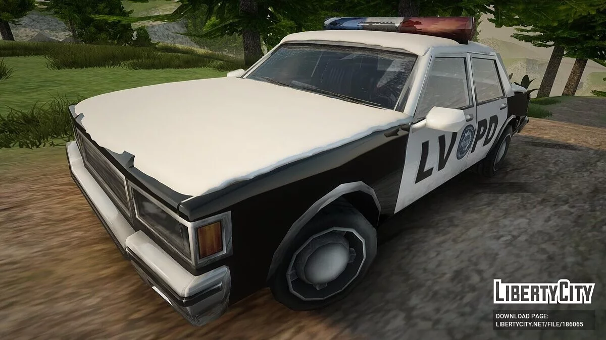 Зимний транспорт патрульной полиции / GTA San Andreas