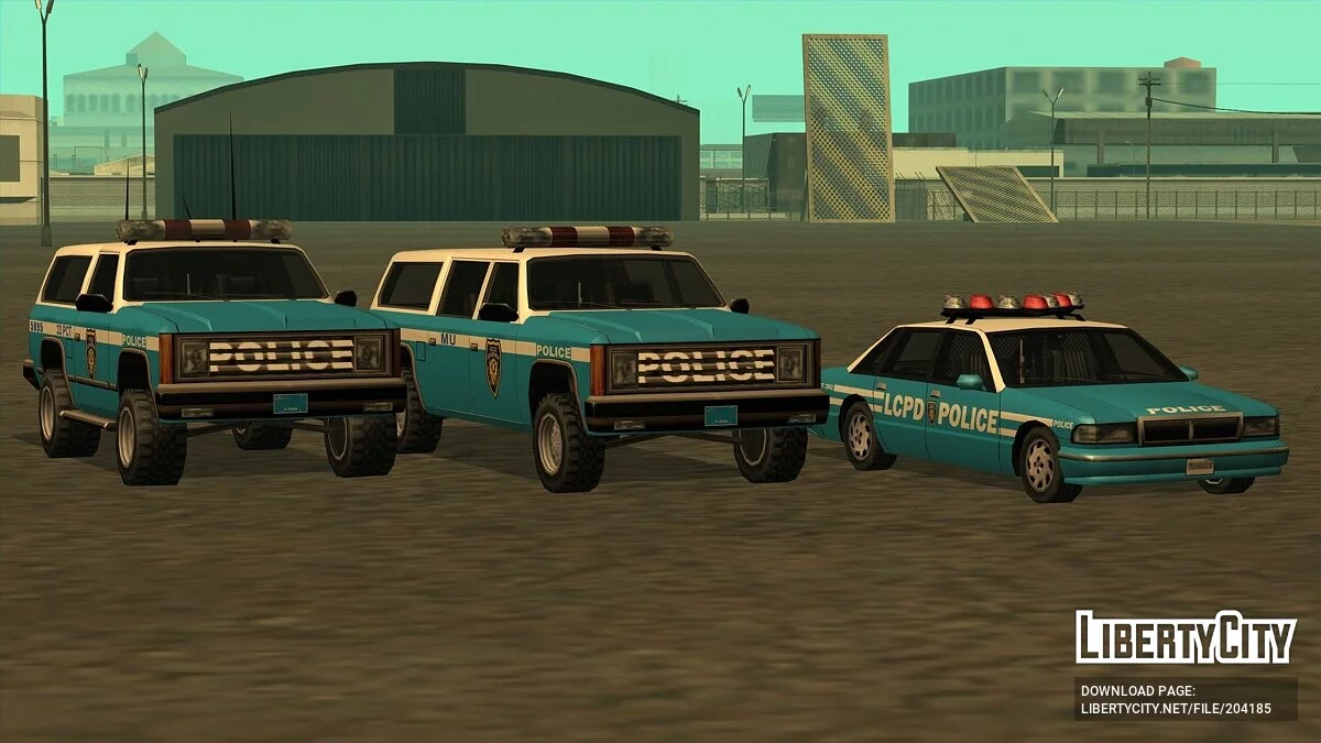 Pak Kendaraan LCPD Pt.1 / GTA San Andreas