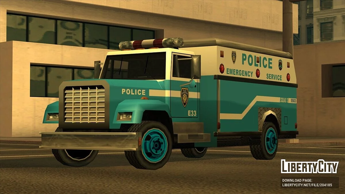 Pak Kendaraan LCPD Pt.1 / GTA San Andreas