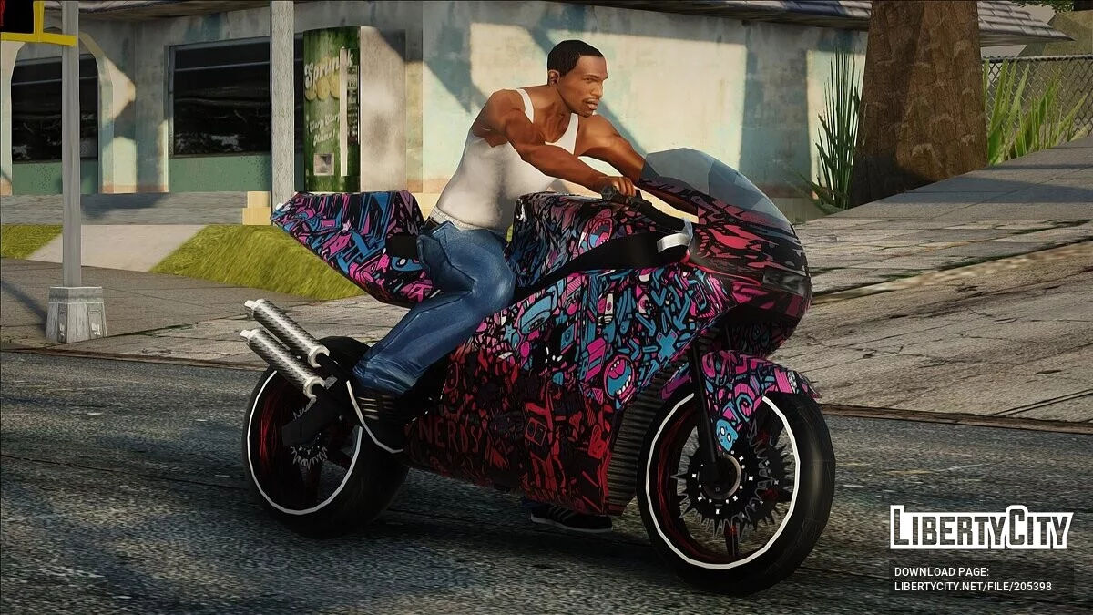 NRG-500 з новою текстурою / GTA San Andreas