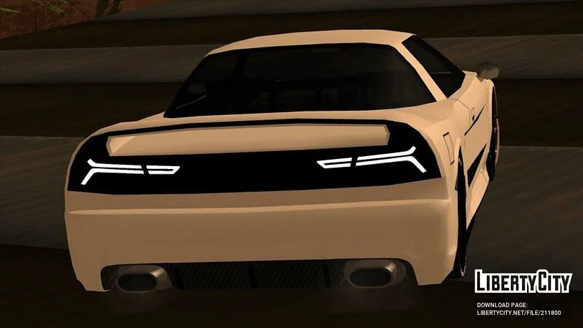 Infernus Whiteray mit AUDI A7 Lichtern / GTA San Andreas