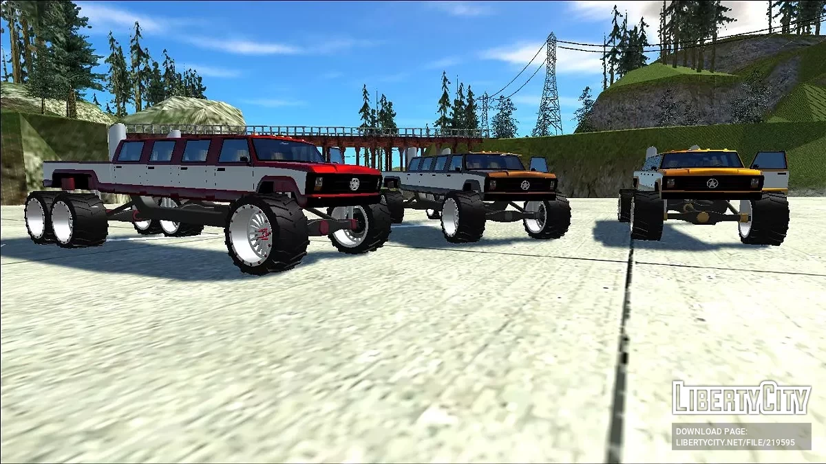 Monster A Lifted Truck / GTA San Andreas