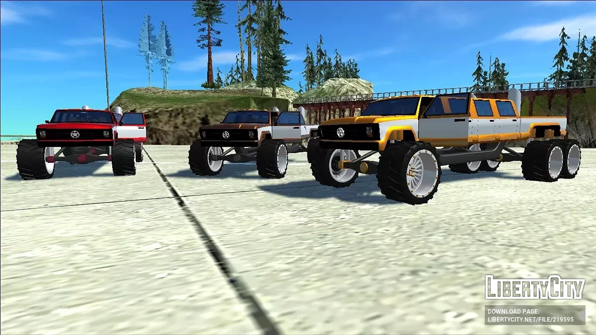 Monster A Lifted Truck / GTA San Andreas