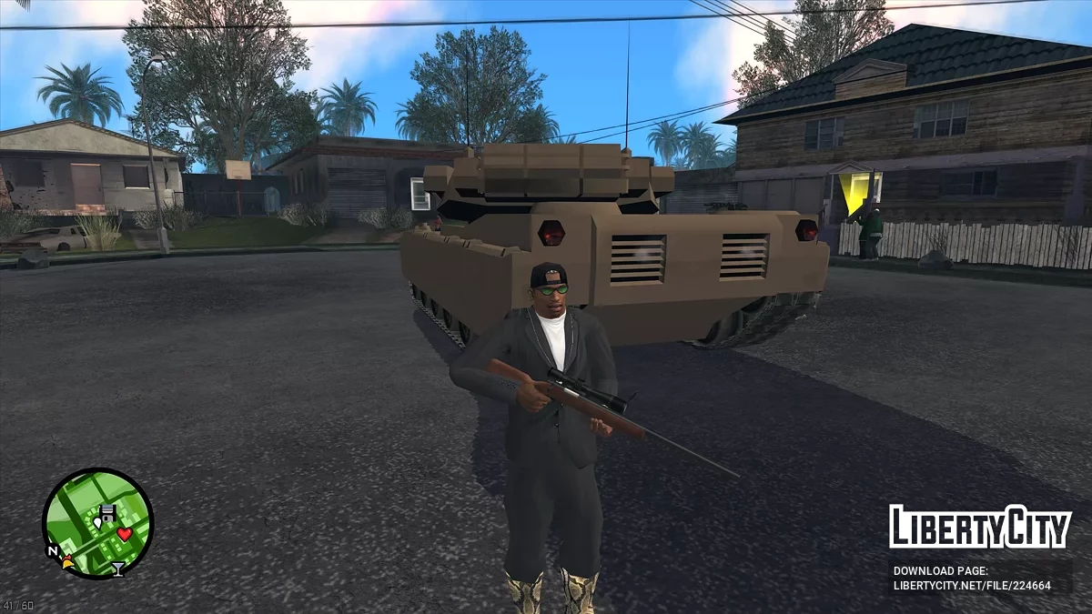 Perbaikan Knalpot dan Kerusakan Mesin untuk Rhino / GTA San Andreas