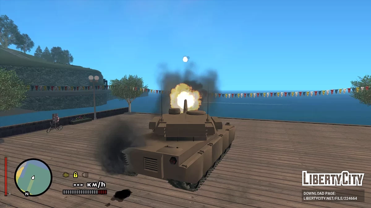 Perbaikan Knalpot dan Kerusakan Mesin untuk Rhino / GTA San Andreas