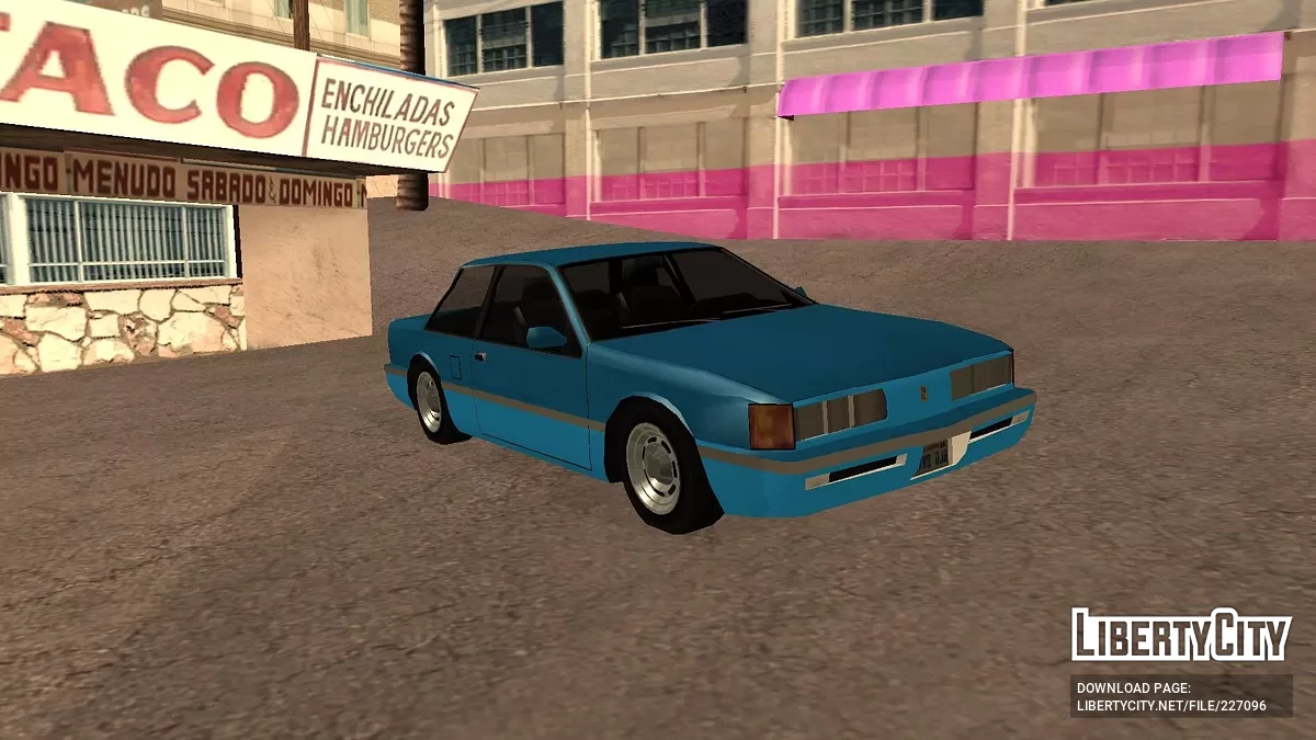 Clásico Faraón (87 Oldsmobile Firenza) / GTA San Andreas