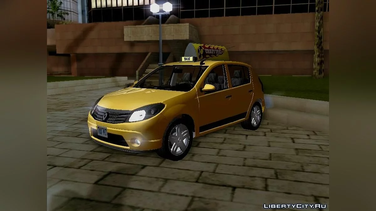 Renault Sandero taxi / GTA San Andreas