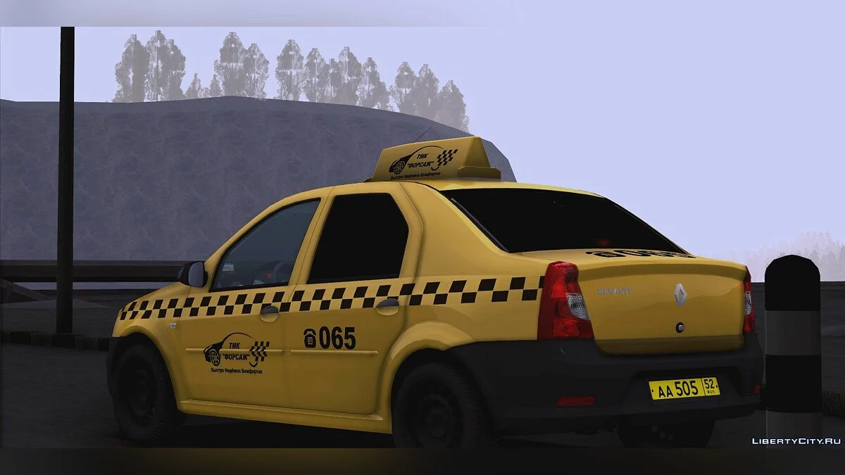 Renault Logan 2009 Táxi / GTA San Andreas