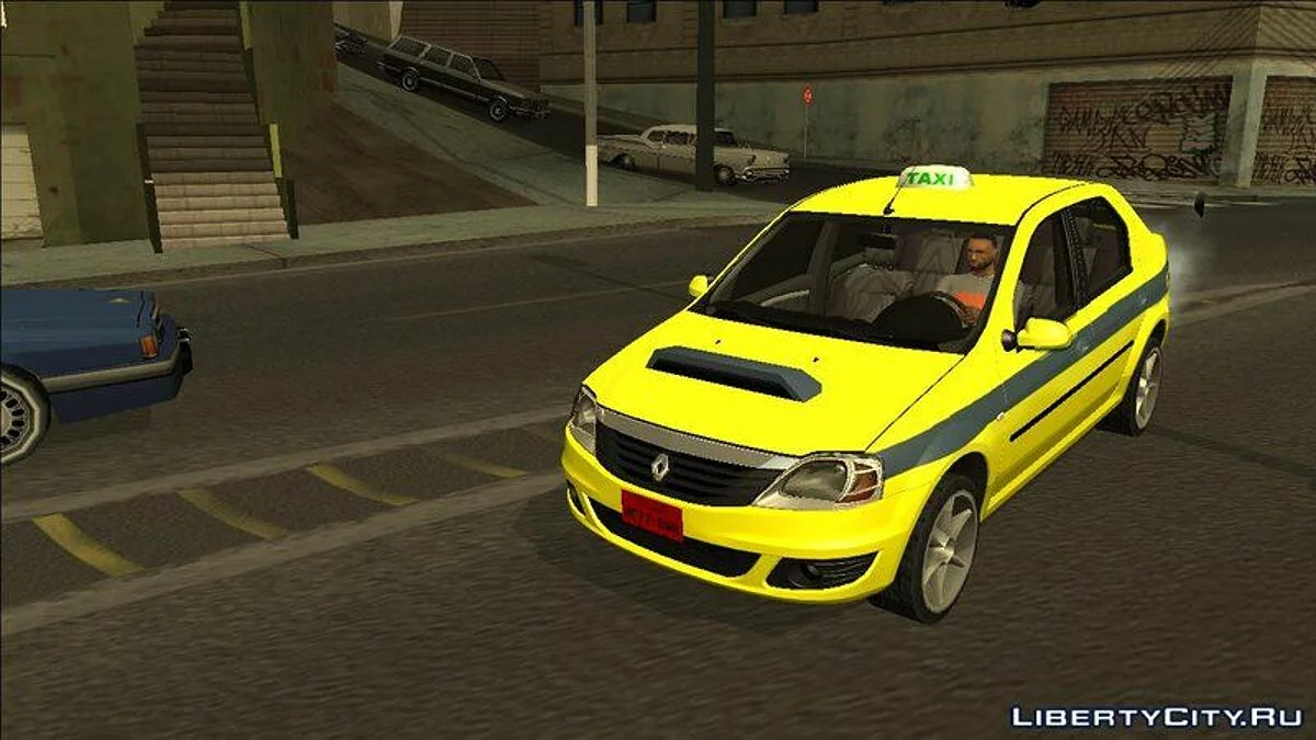 Таксі Renault Logan (JF e Rio) V2 / GTA San Andreas