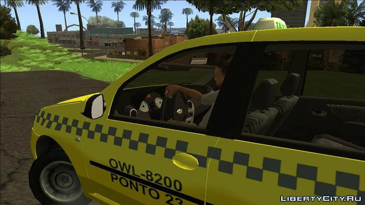 Таксі Renault Logan (JF e Rio) V2 / GTA San Andreas
