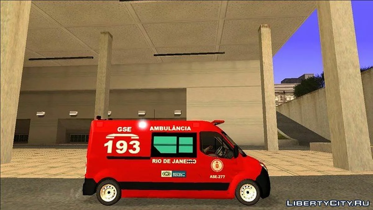 Renault Master від CBMERJ / GTA San Andreas