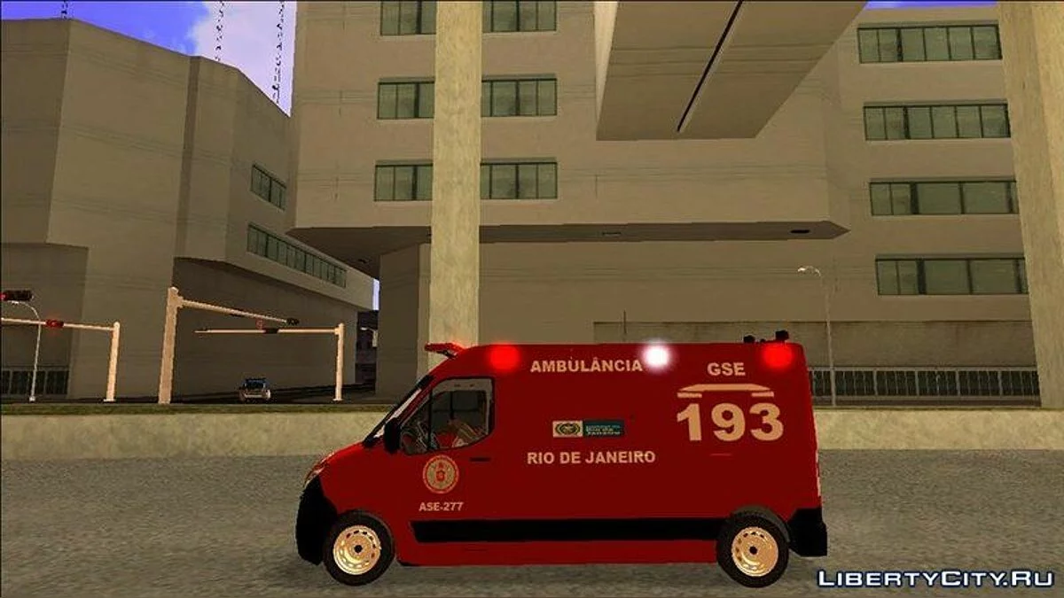 Renault Master від CBMERJ / GTA San Andreas