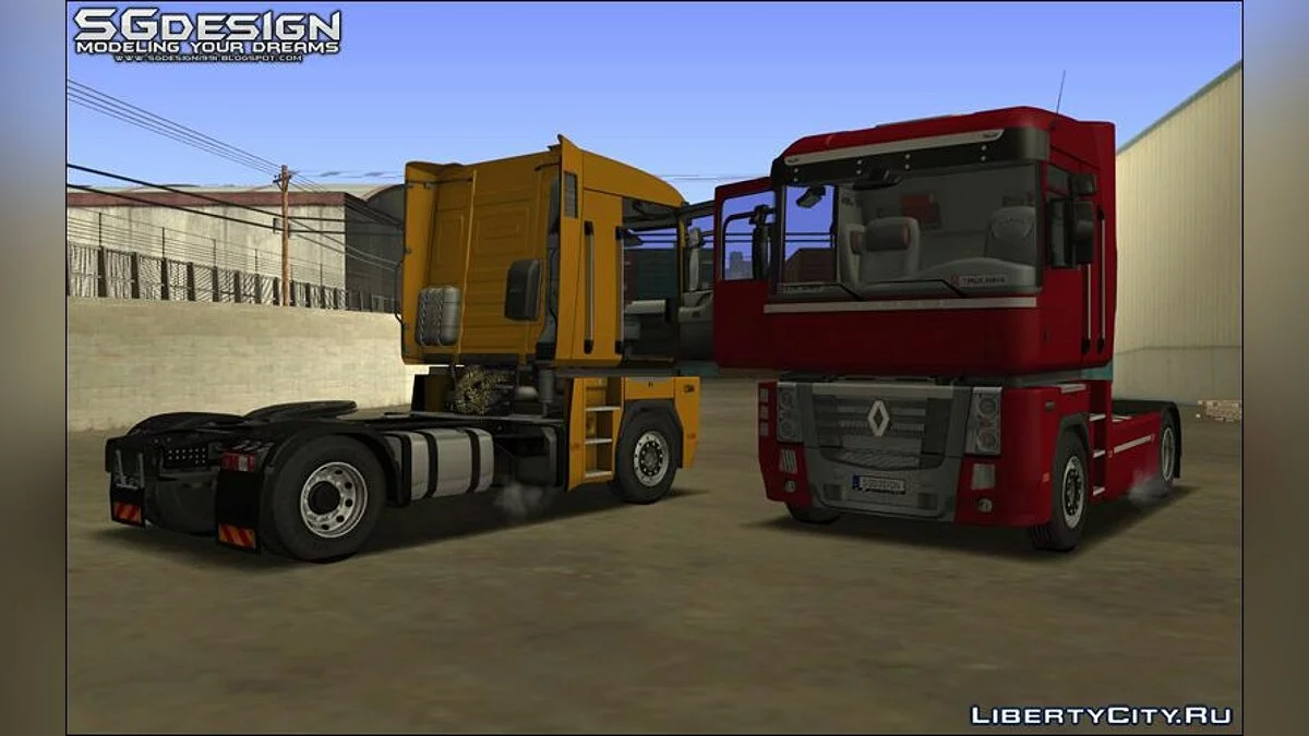 2009 Renault Magnum - Сток / GTA San Andreas