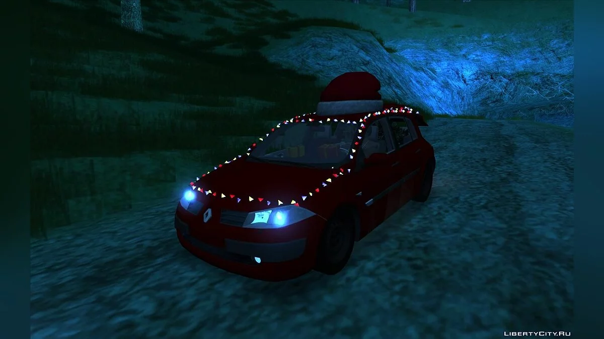 Renault Megane (Weihnachtsversion) / GTA San Andreas