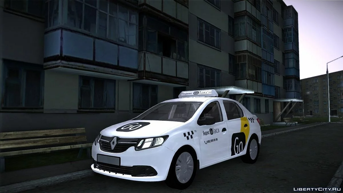 2015 Renault Logan (Yandex Taxi) / GTA San Andreas