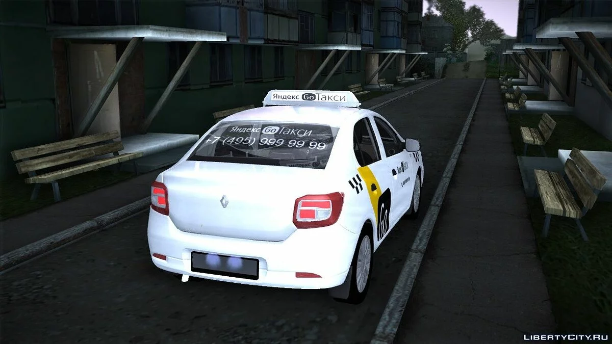 2015 Renault Logan (Yandex Taxi) / GTA San Andreas