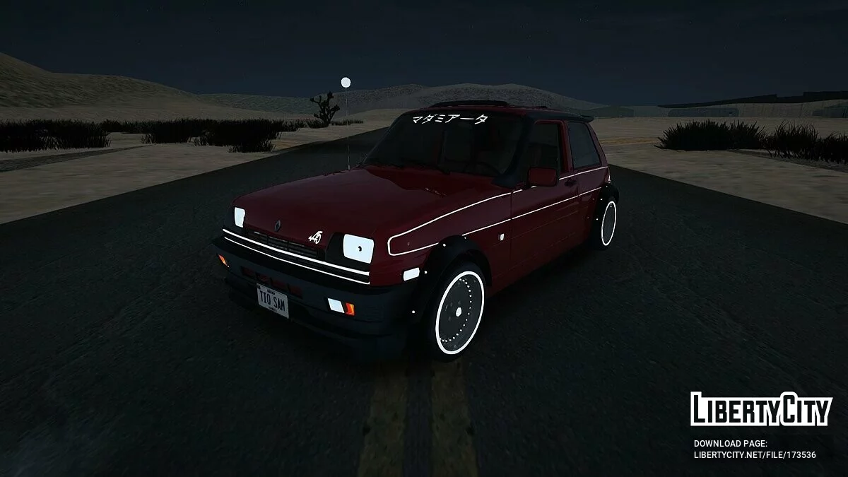 Renault 5 Alpine JDM / GTA San Andreas