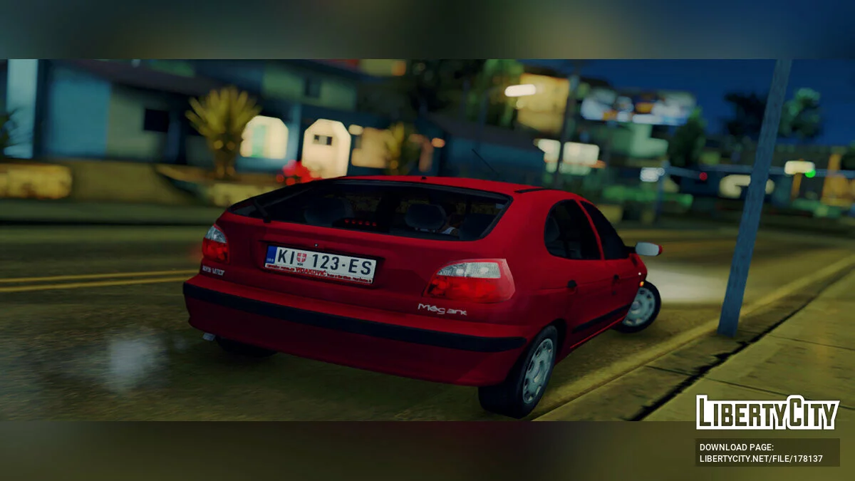 Renault Megane Hatchback / GTA San Andreas