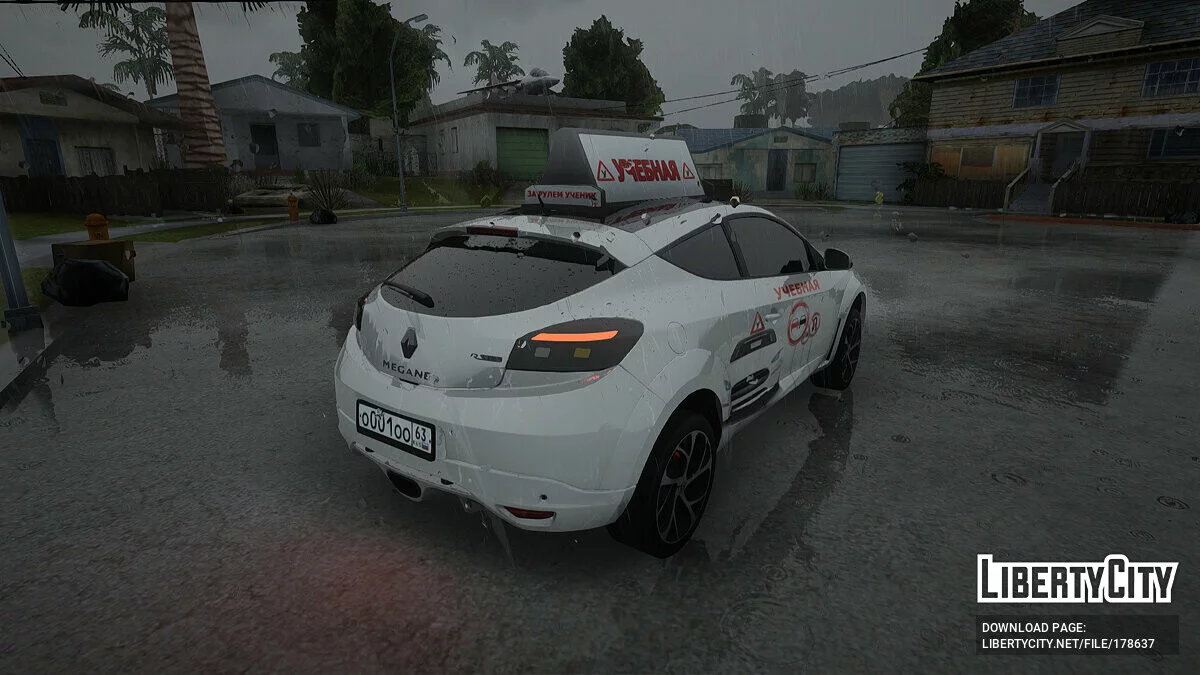 Renault Megane RS Автошкола / GTA San Andreas